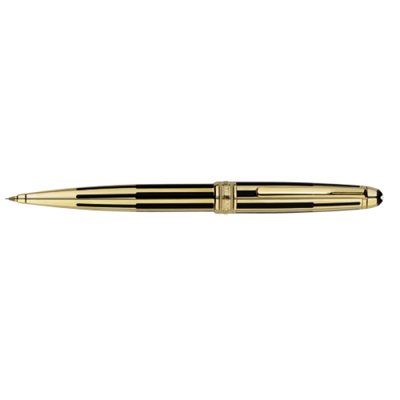Montblanc Meisterstuck Solitaire Gold And Black Mechanical Penci